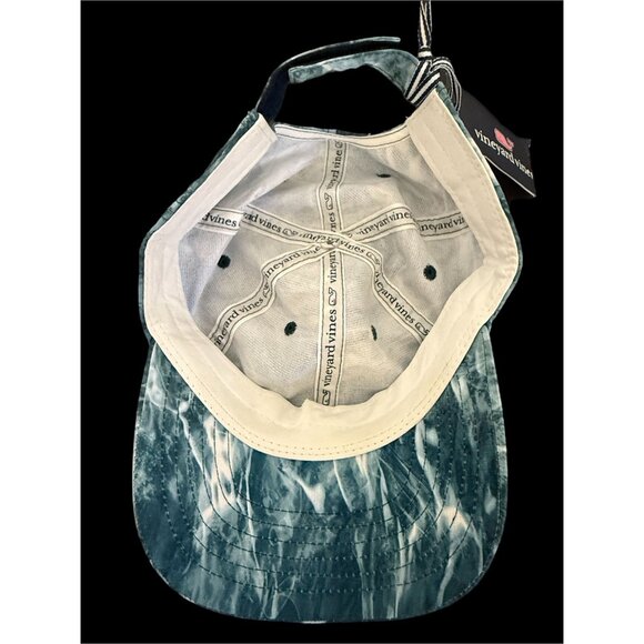 Vineyard Vines Navy Mossy Oak Whale Dot Performance Hat Cap Adjustable NEW - Picture 7 of 7